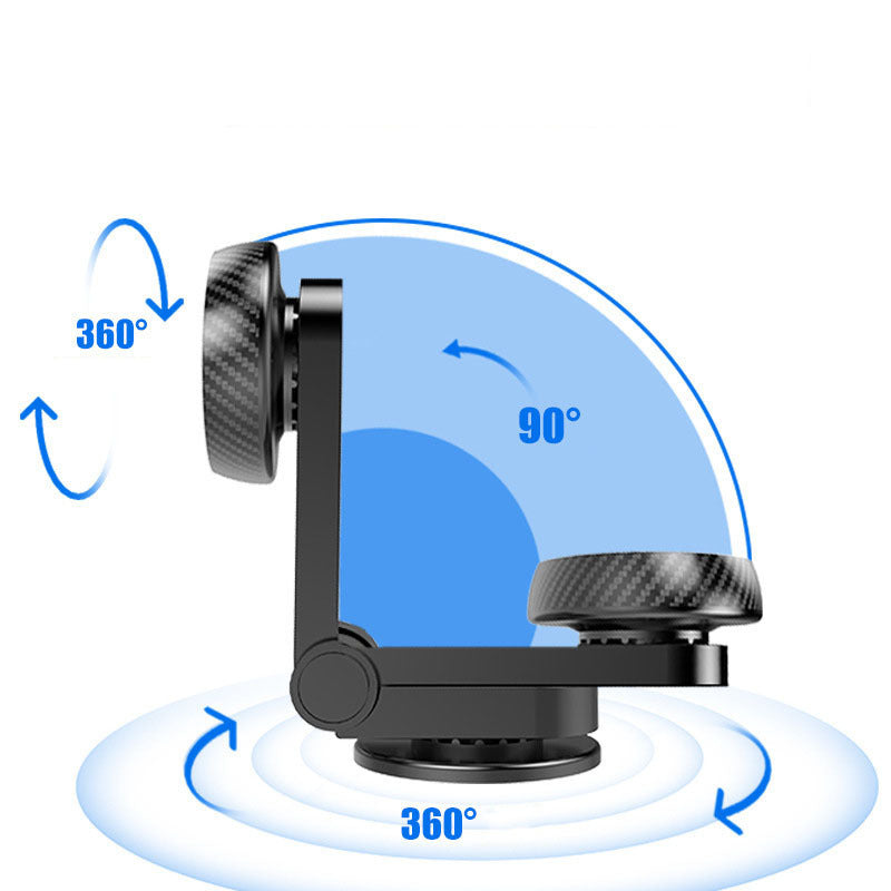 Flag Village Auto Tools 360 Degree Rotating Desktop Folding Magnetic Car Navigation Mobile Phone Holder Car Dashboard Support Frame Auto Accessories