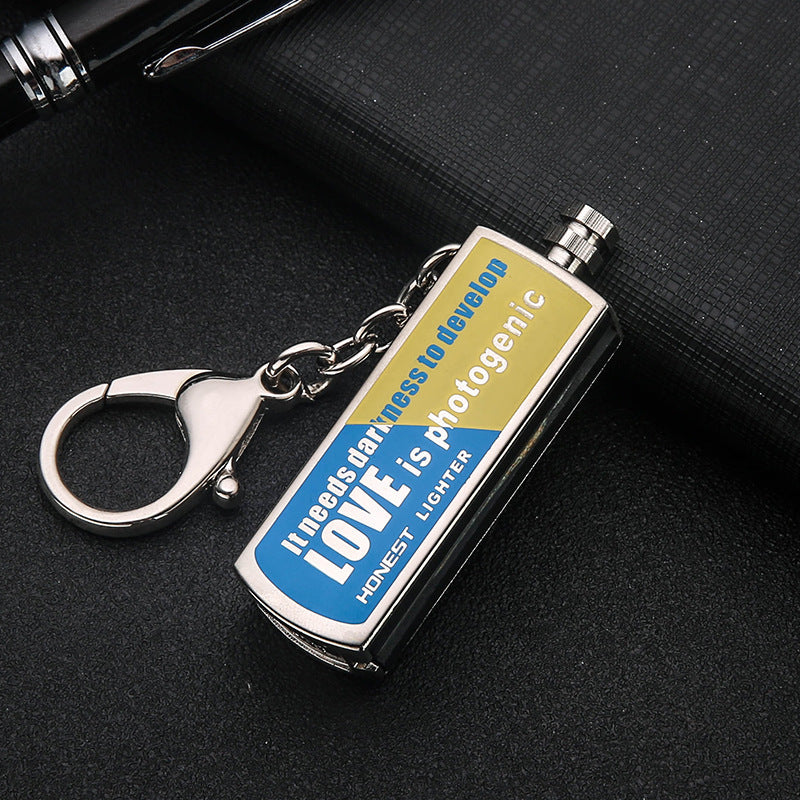Flag Village Creative Personality Metal Waterproof Outdoor Lighter With Gift Box