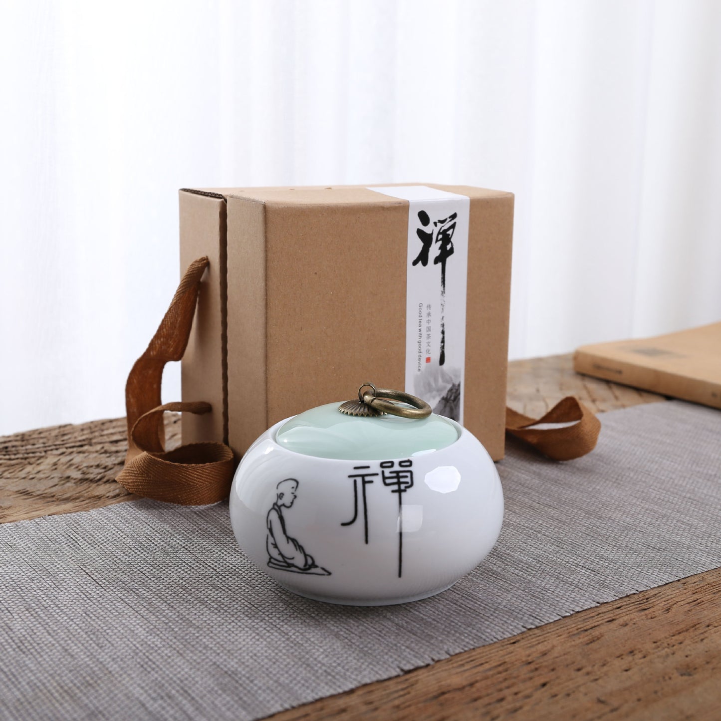 Flag Village Small Ceramic Tea Cans Business Wedding Gifts