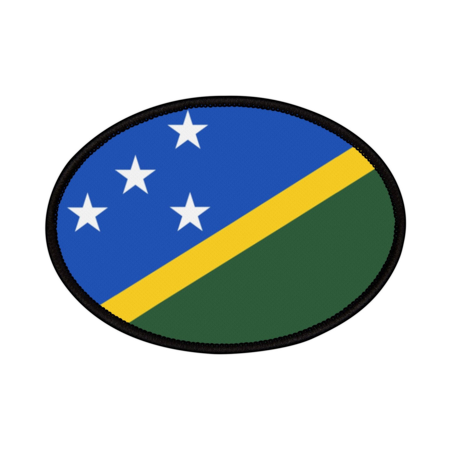 Flag Village Solomon Islands Flag Embroidery Iron-On Patches