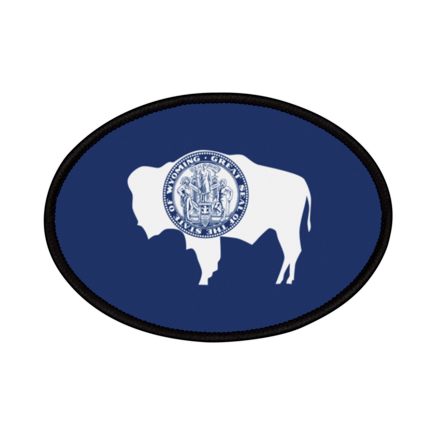 Flag Village Wyoming State Flag Embroidery Iron-On Patches