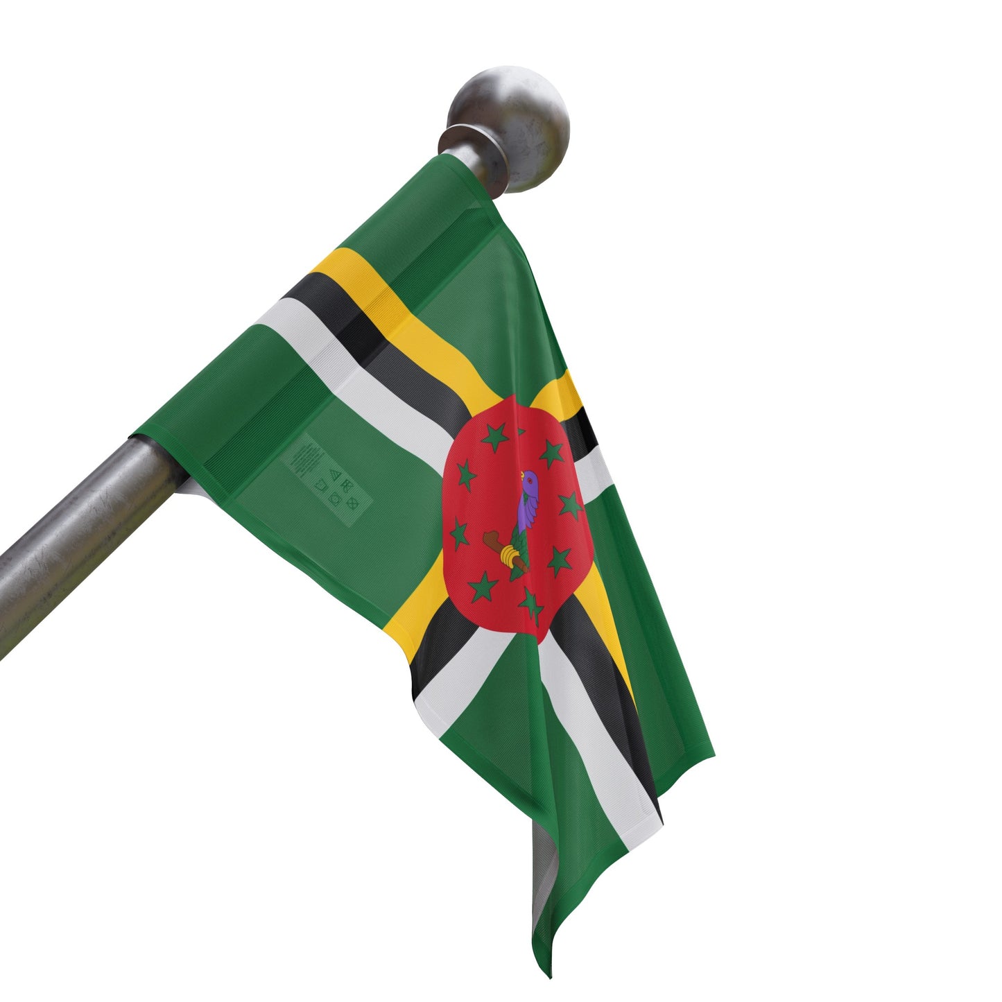 Flag Village Dominica Flag 18" x 12" / 36" x 24" / 60" x 36"