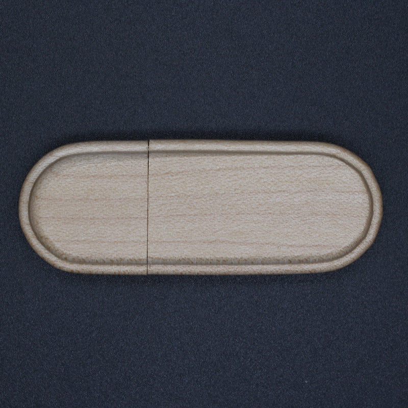 Flag Village Manufacturers of customized business advertising gifts U disk can be printed logo wooden lettering business anniversary gift