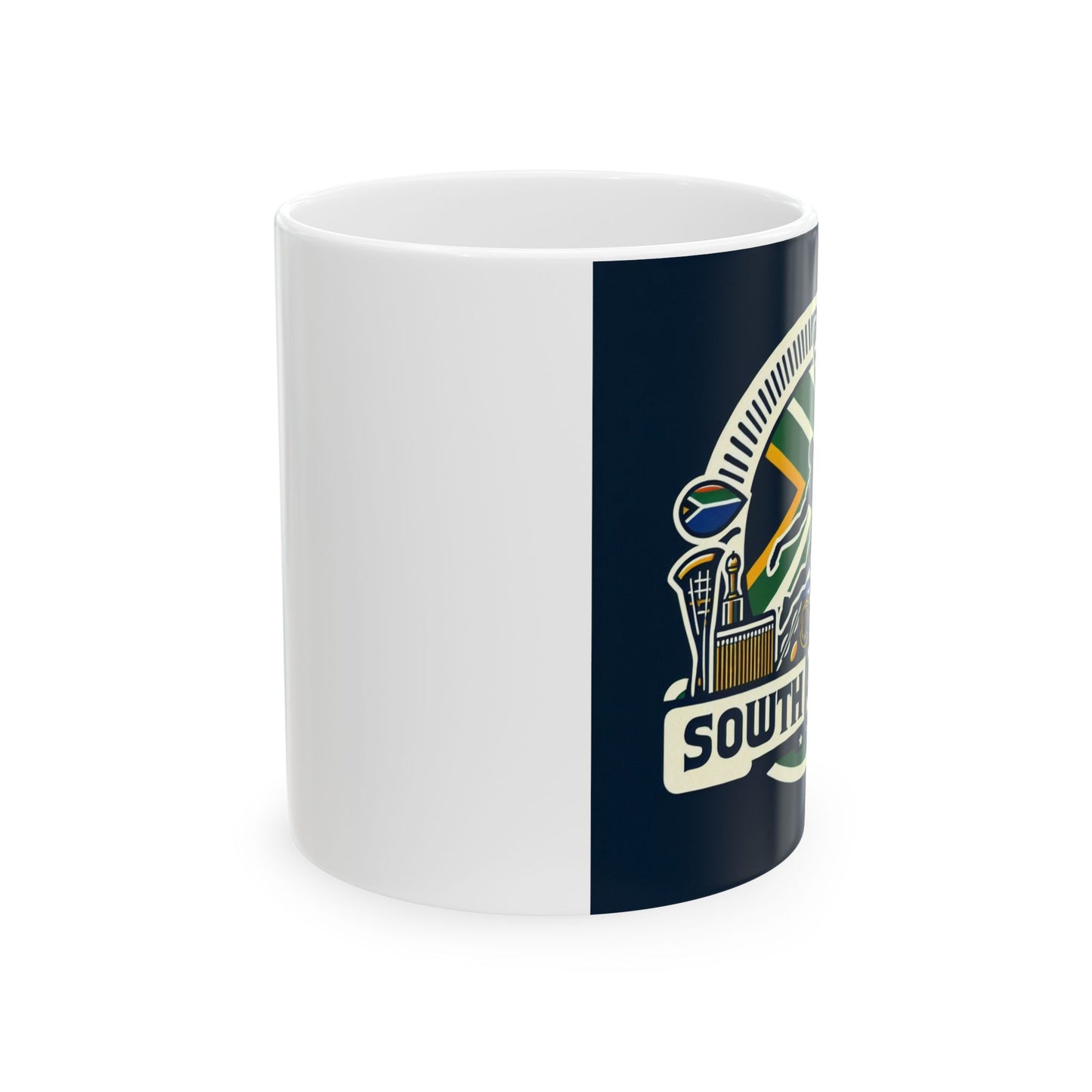 Flag Village South Africa Sporting Flag Ceramic Coffee Mug 11oz ZAF0001