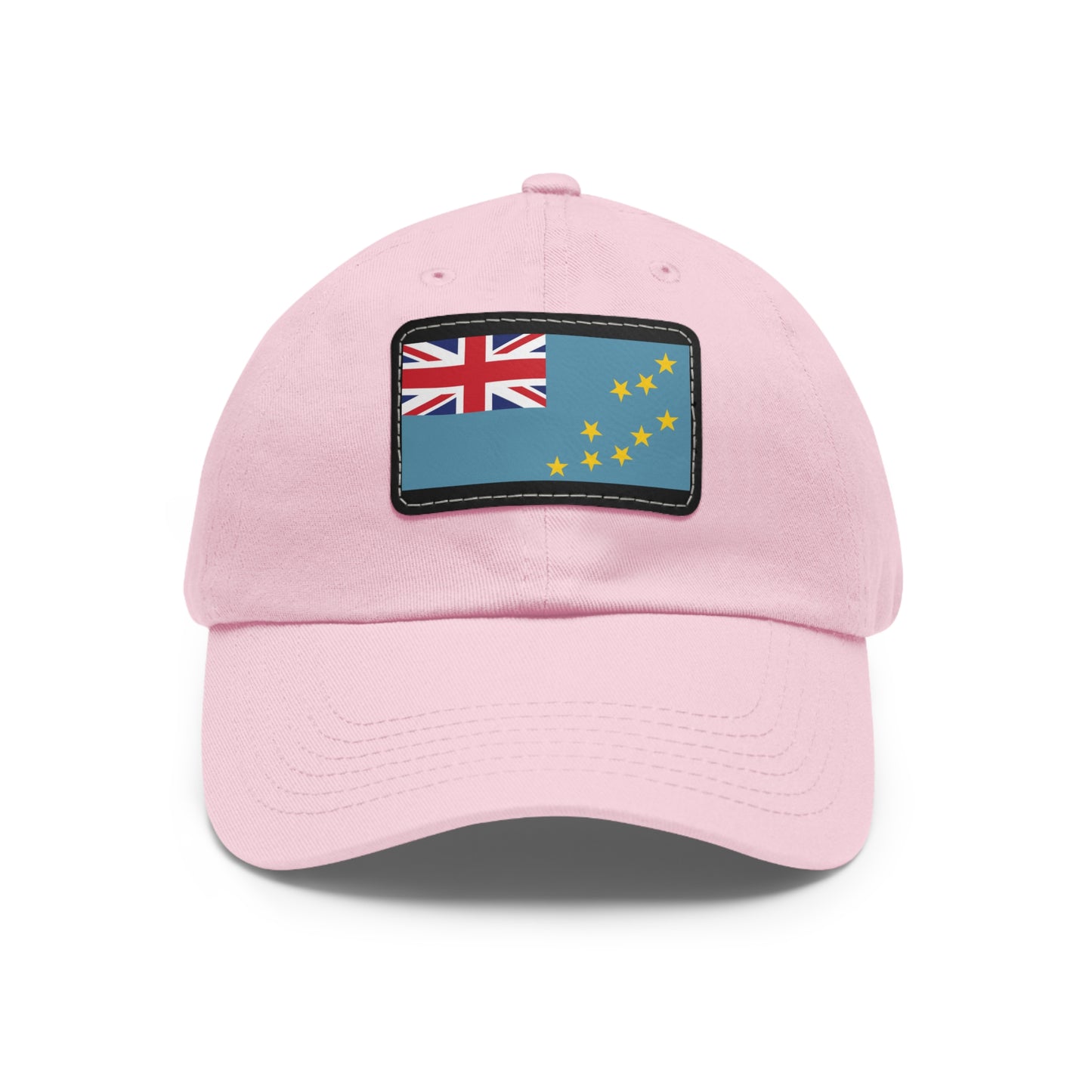 Flag Village Tuvalu Flag Hat Cap with Leather Patch