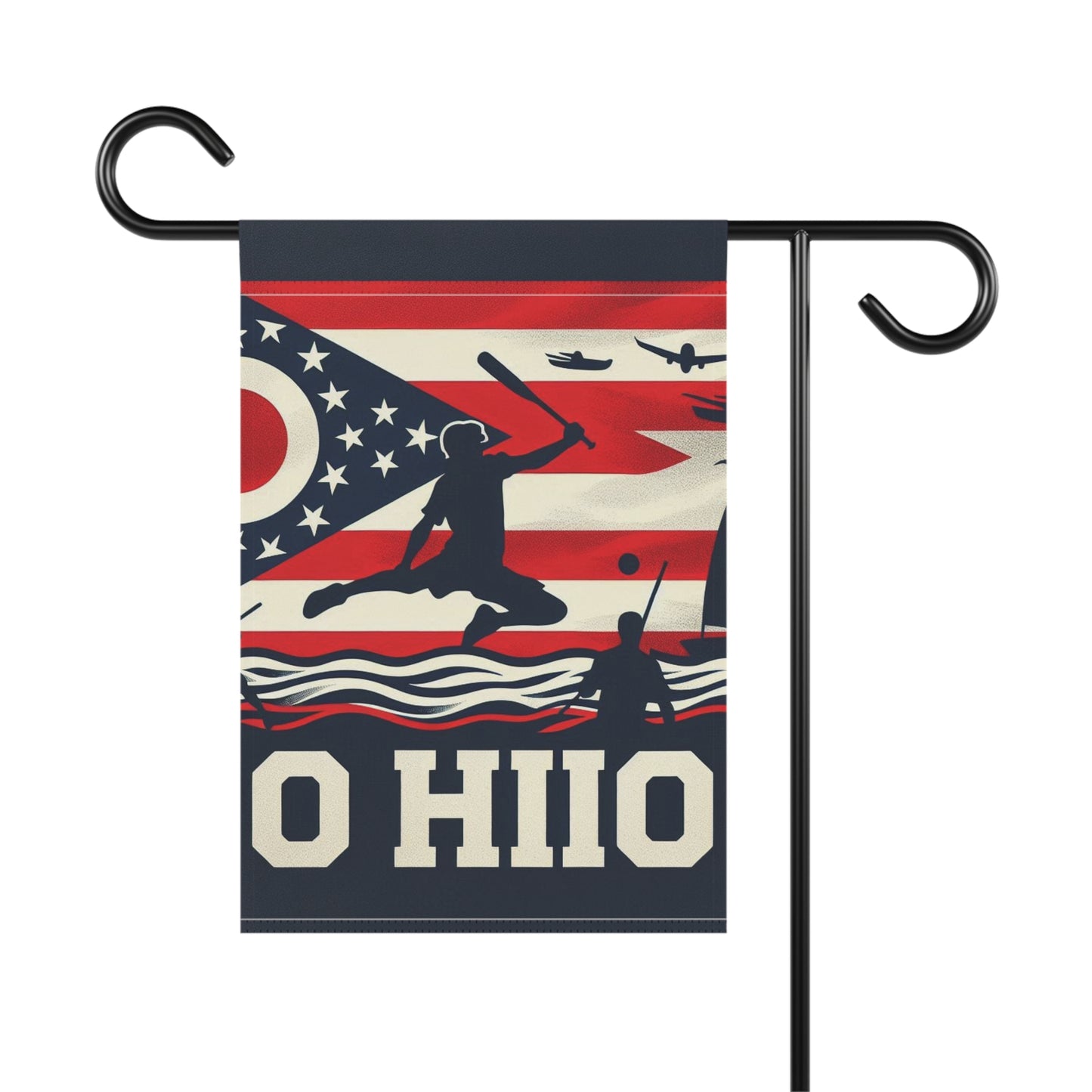 Flag Village Ohio State Flag Sporting Garden & House Banner OH0004