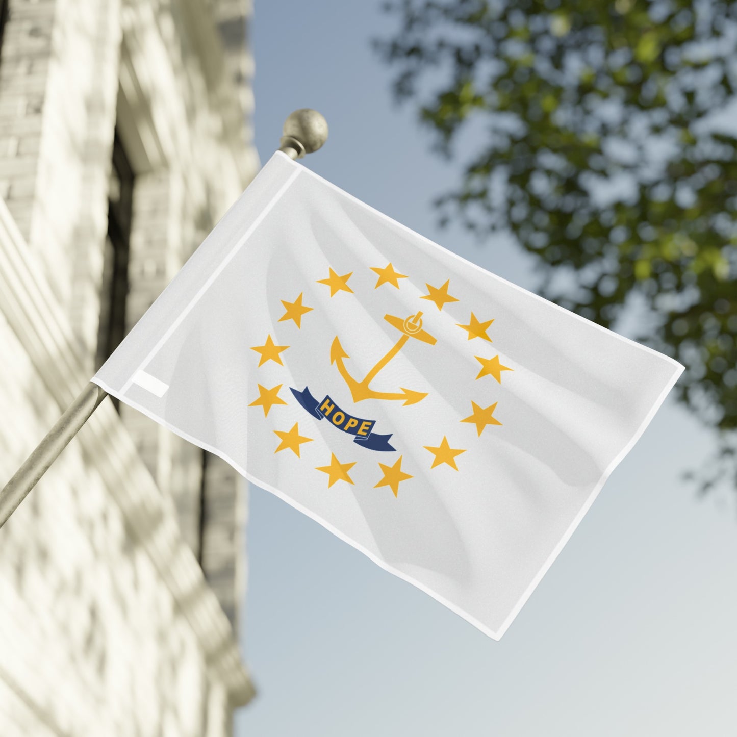 Flag Village USA Rhode Island State Flag 18" x 12" / 36" x 24" / 60" x 36"