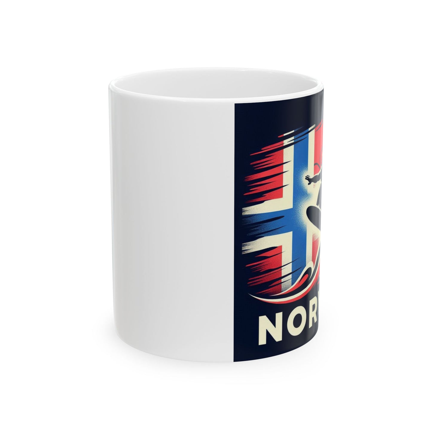 Flag Village Norway Sporting Flag Ceramic Coffee Mug 11oz NOR0006