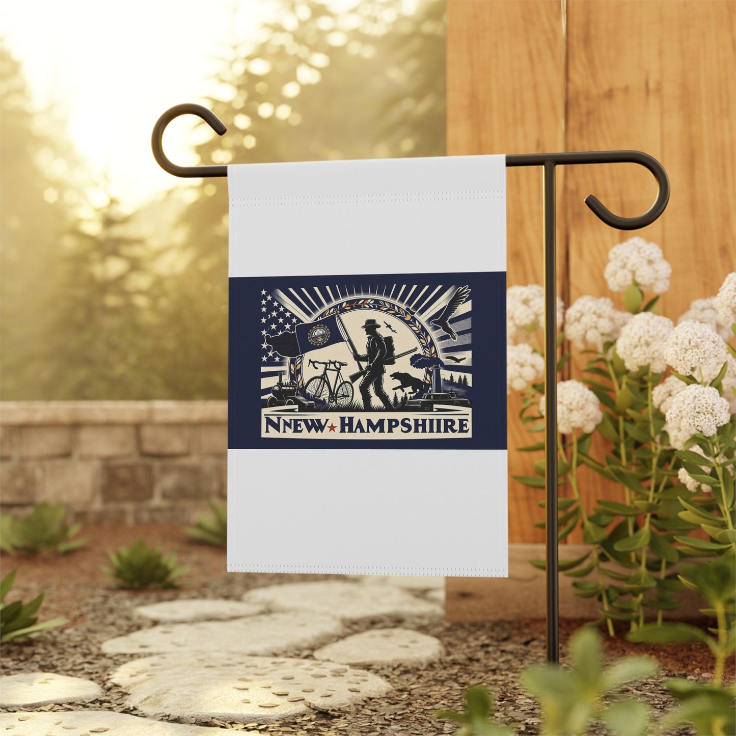 Flag Village New Hampshire State Flag Sporting Garden & House Banner NH0003