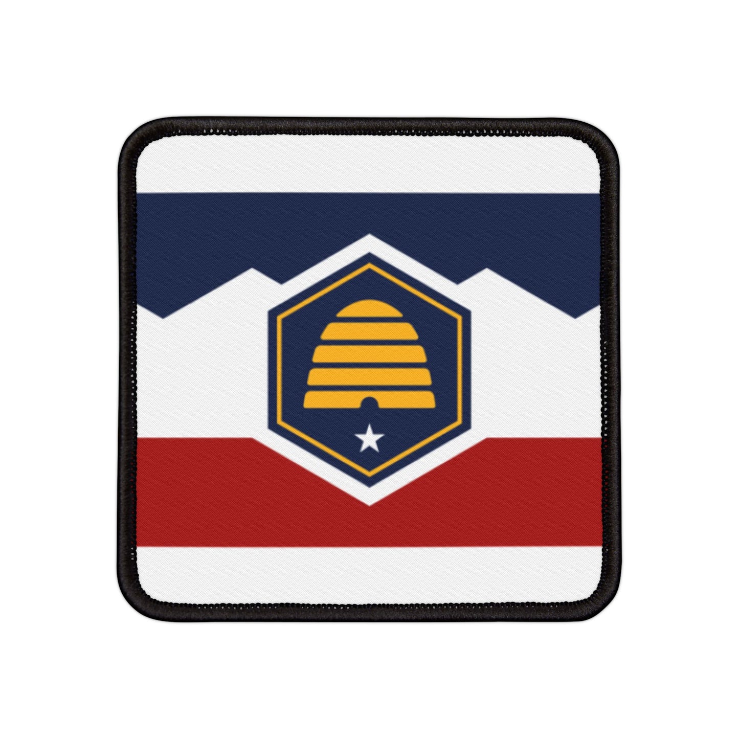 Flag Village Utah State Flag Embroidery Iron-On Patches