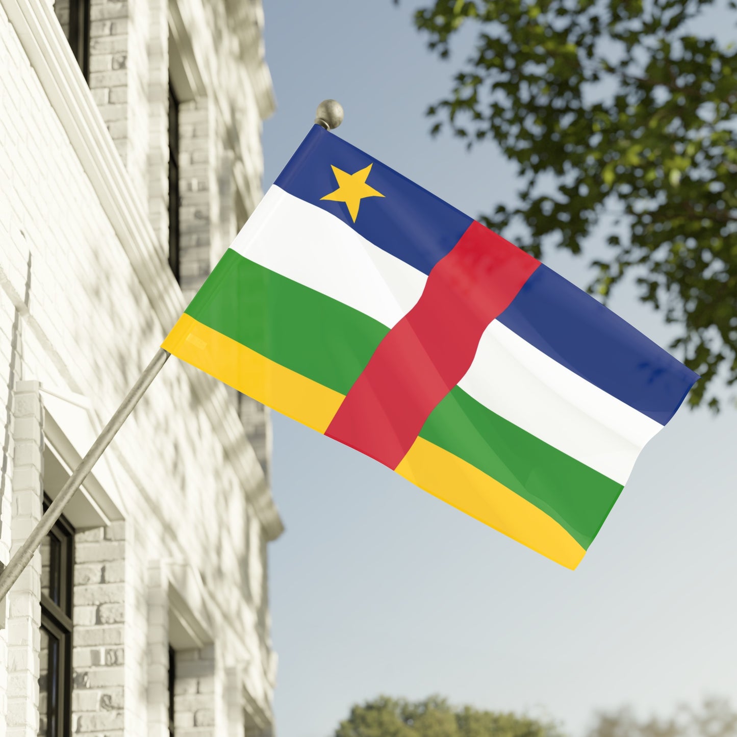Flag Village Central African Republic Flag 18" x 12" / 36" x 24" / 60" x 36"