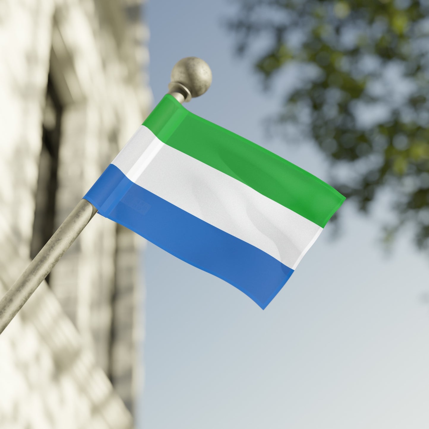 Flag Village Sierra Leone Flag 18" x 12" / 36" x 24" / 60" x 36"