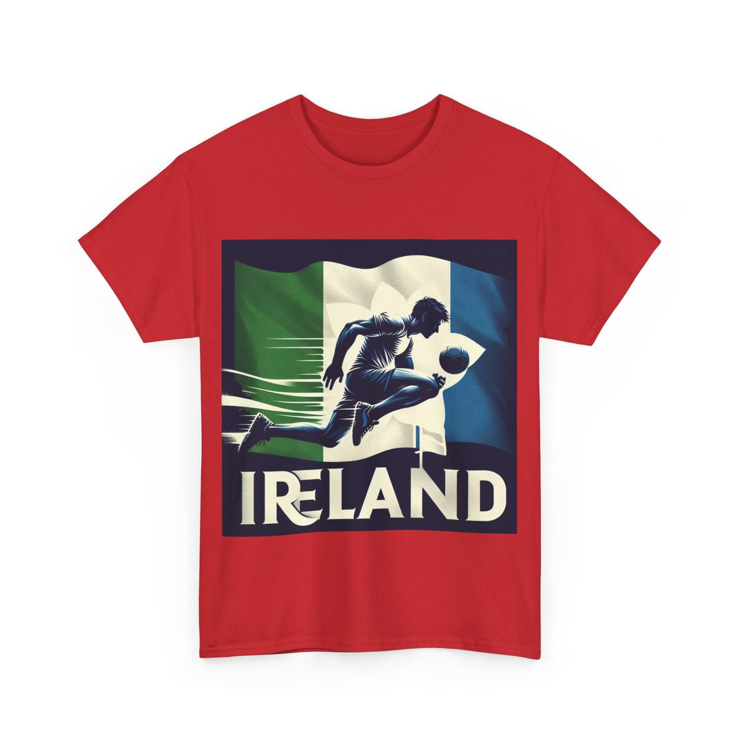 Flag Village Ireland Sporting Flag T-SHIRT Heavy Cotton Tee IRL0008