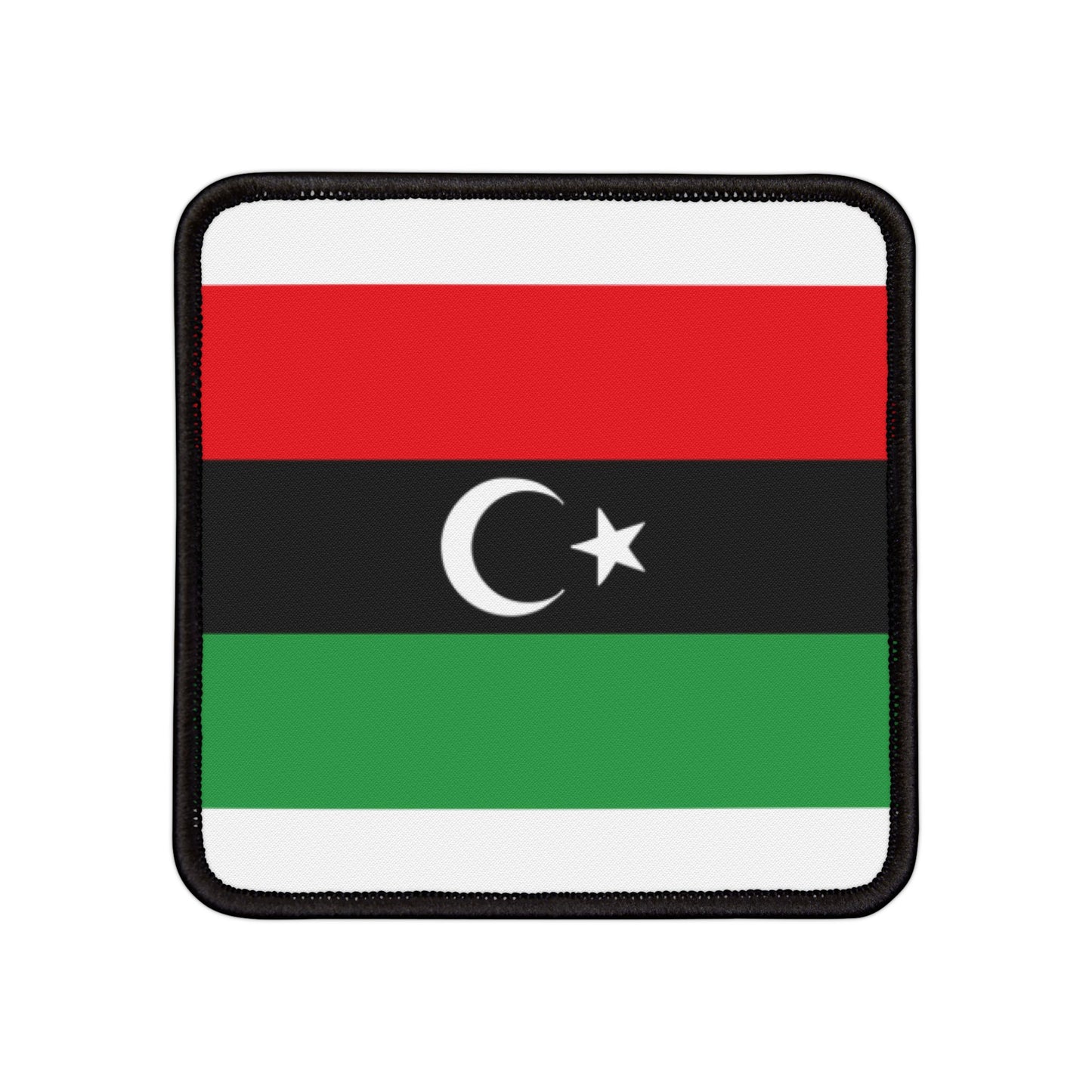 Flag Village Libya Flag Embroidery Iron-On Patches