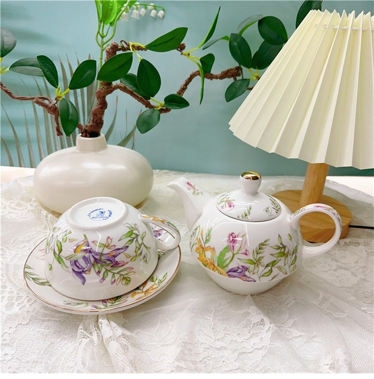 Flag Village European Ceramic Tea Set Coffee Cup Gift Box Set