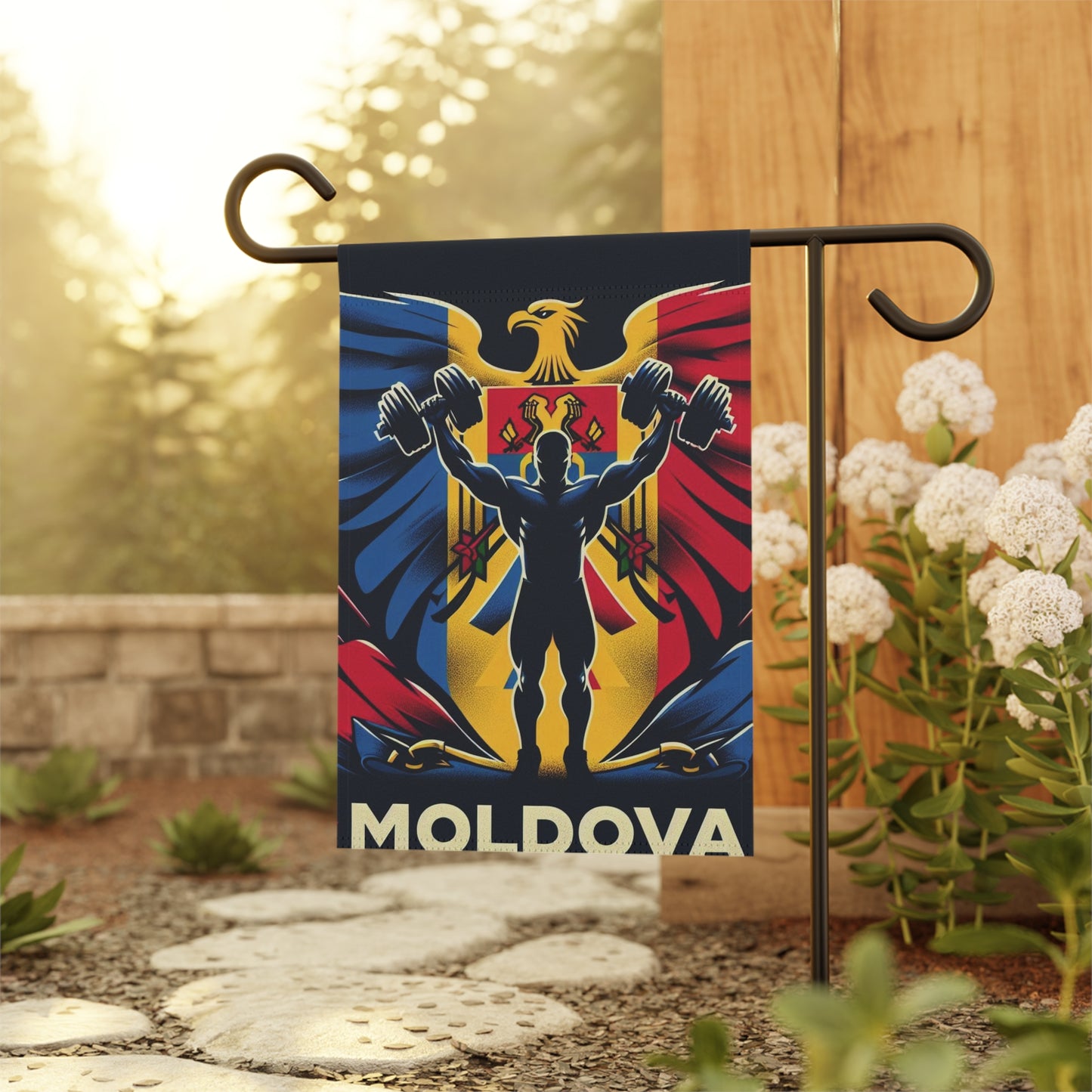 Flag Village Moldova Flag Sporting Garden & House Banner MDA0003