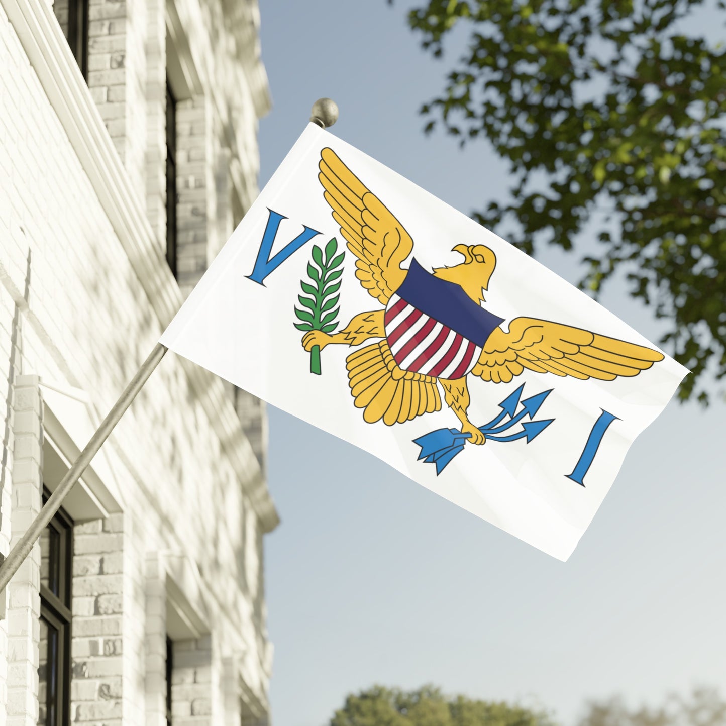 Flag Village USA U.S. Virgin Islands State Flag 18" x 12" / 36" x 24" / 60" x 36"