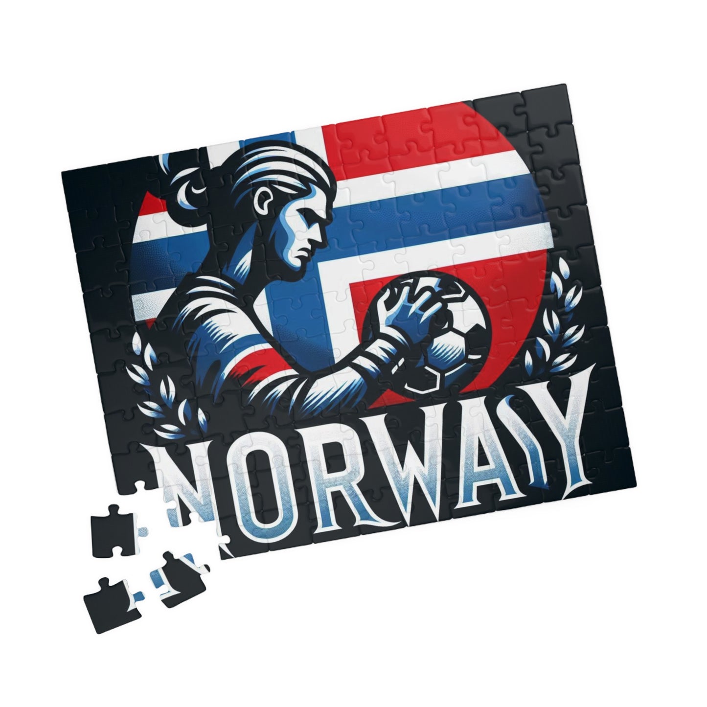 Flag Village Norway Sporting Flag Puzzle (110, 252, 520, 1014-piece) NOR0005