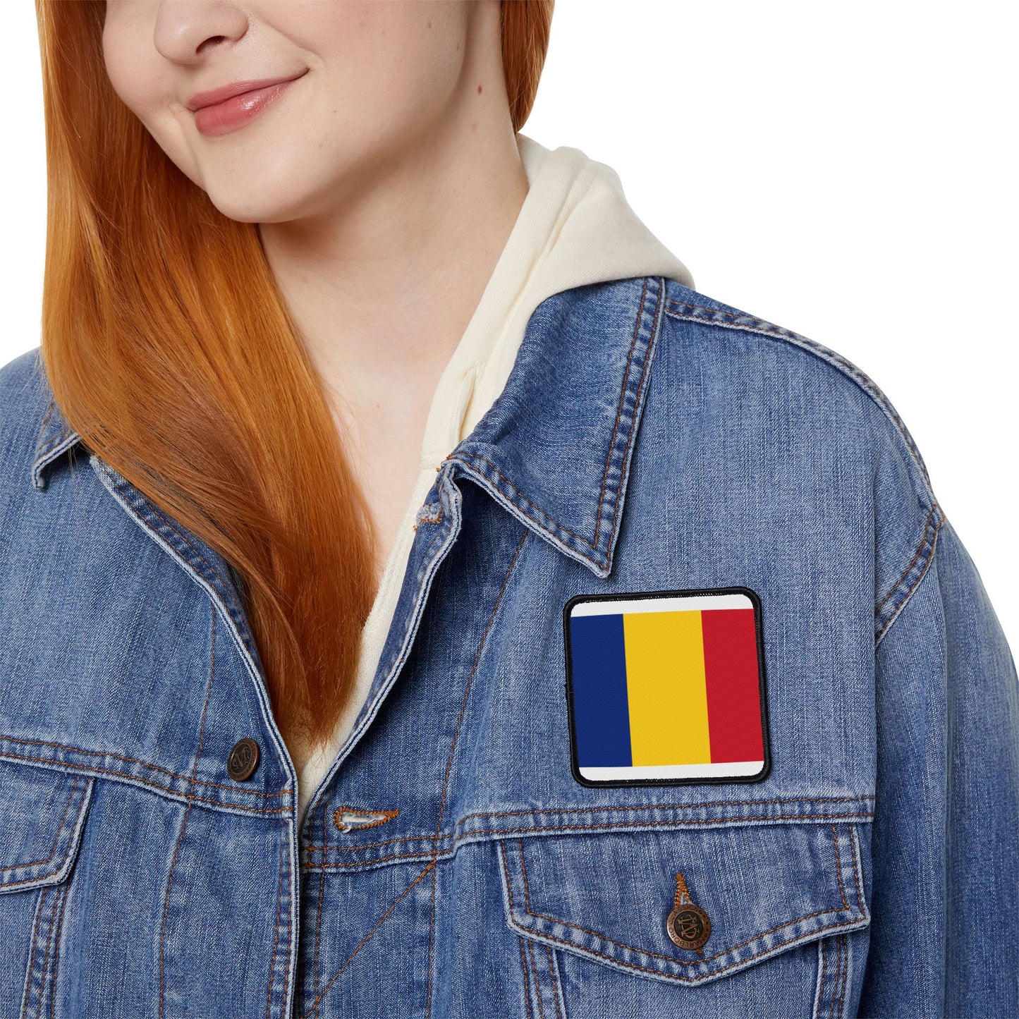 Flag Village Romania Flag Embroidery Iron-On Patches