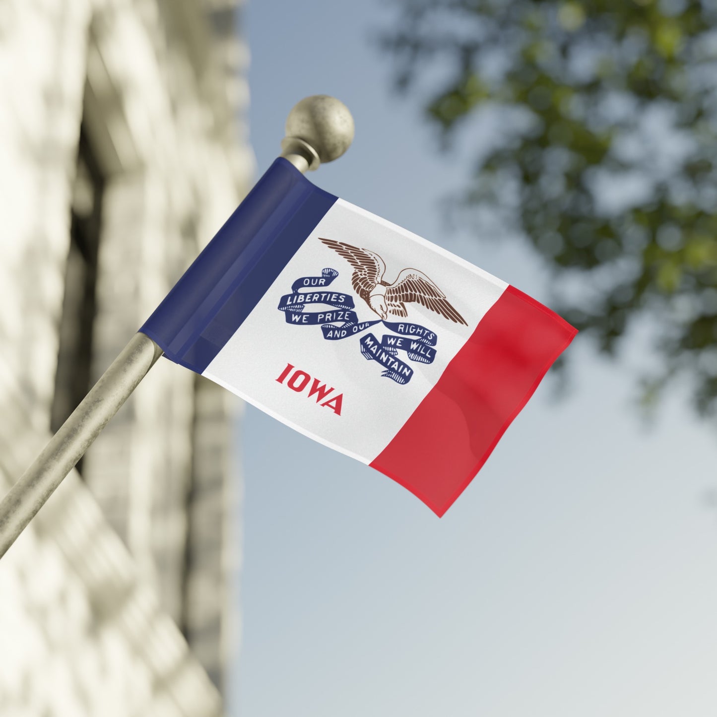 Flag Village USA Iowa State Flag 18" x 12" / 36" x 24" / 60" x 36"