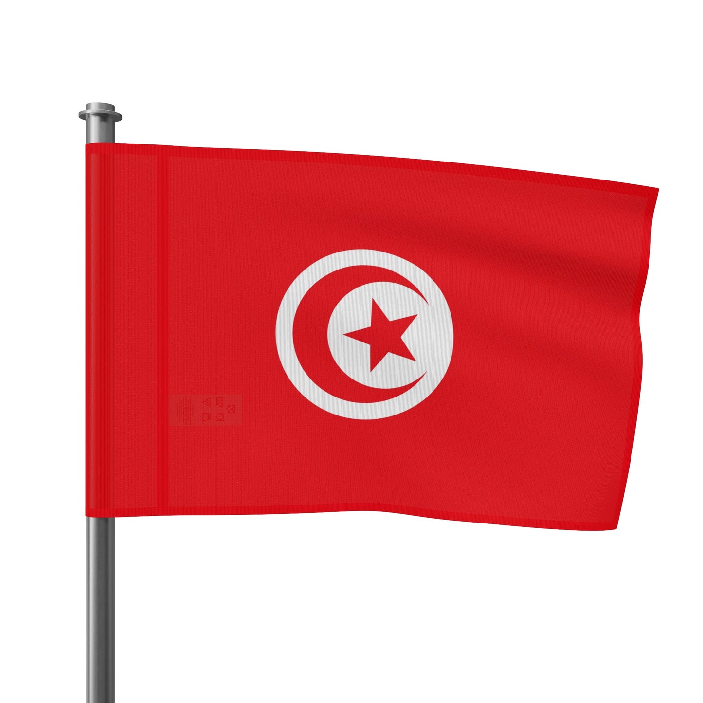 Flag Village Tunisia Flag 18" x 12" / 36" x 24" / 60" x 36"