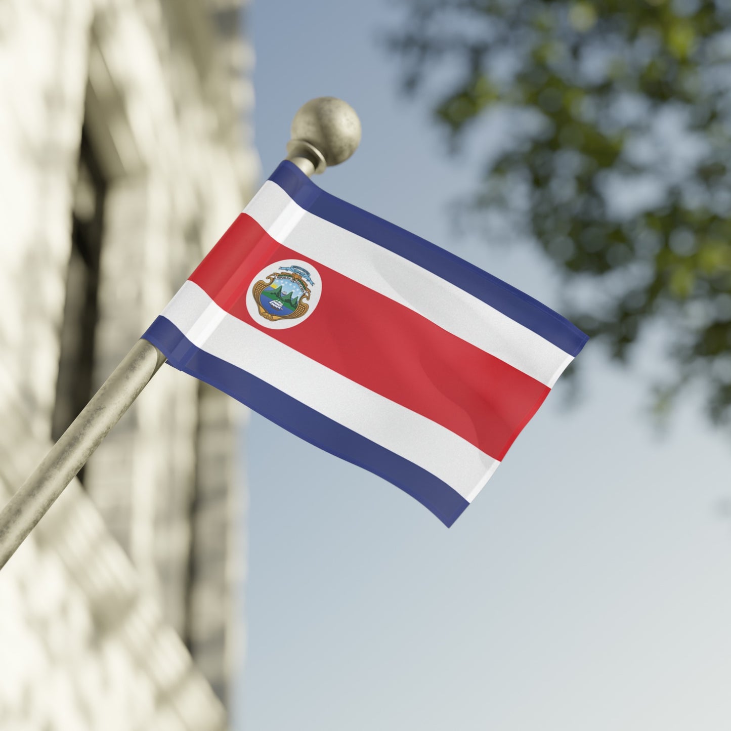 Flag Village Costa Rica Flag 18" x 12" / 36" x 24" / 60" x 36"
