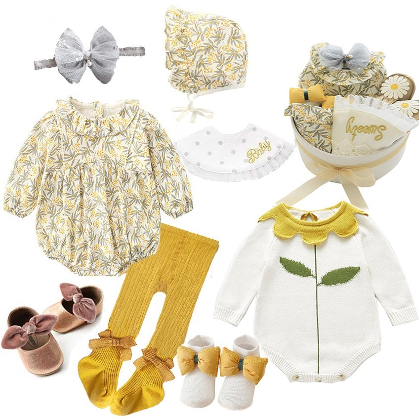 Flag Village Four Seasons Baby Clothes Gift Box Newborn Set