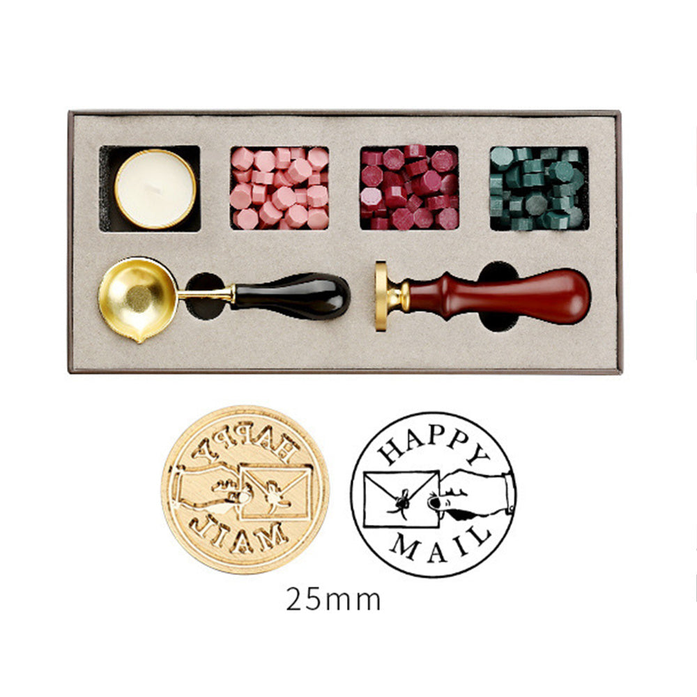 Flag Village Full Set Of Gift Box With Wax Grain Seal Head