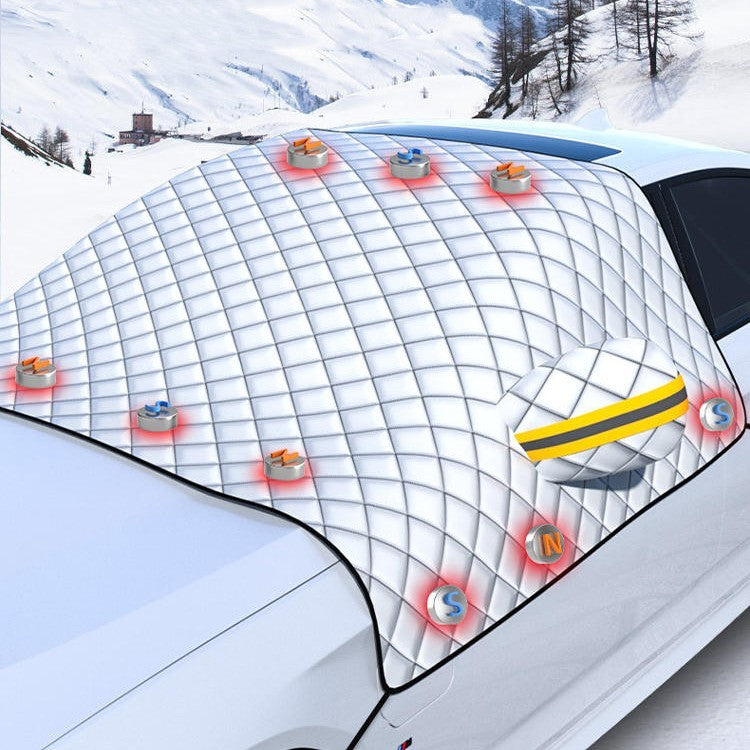 Flag Village Auto Tools Thickened Winter Car Snow Shield Front Windshield Cover
