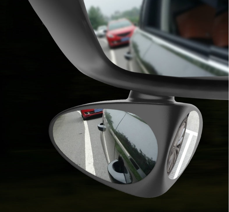 Flag Village Auto Tools Double vision auxiliary mirror car rearview mirror