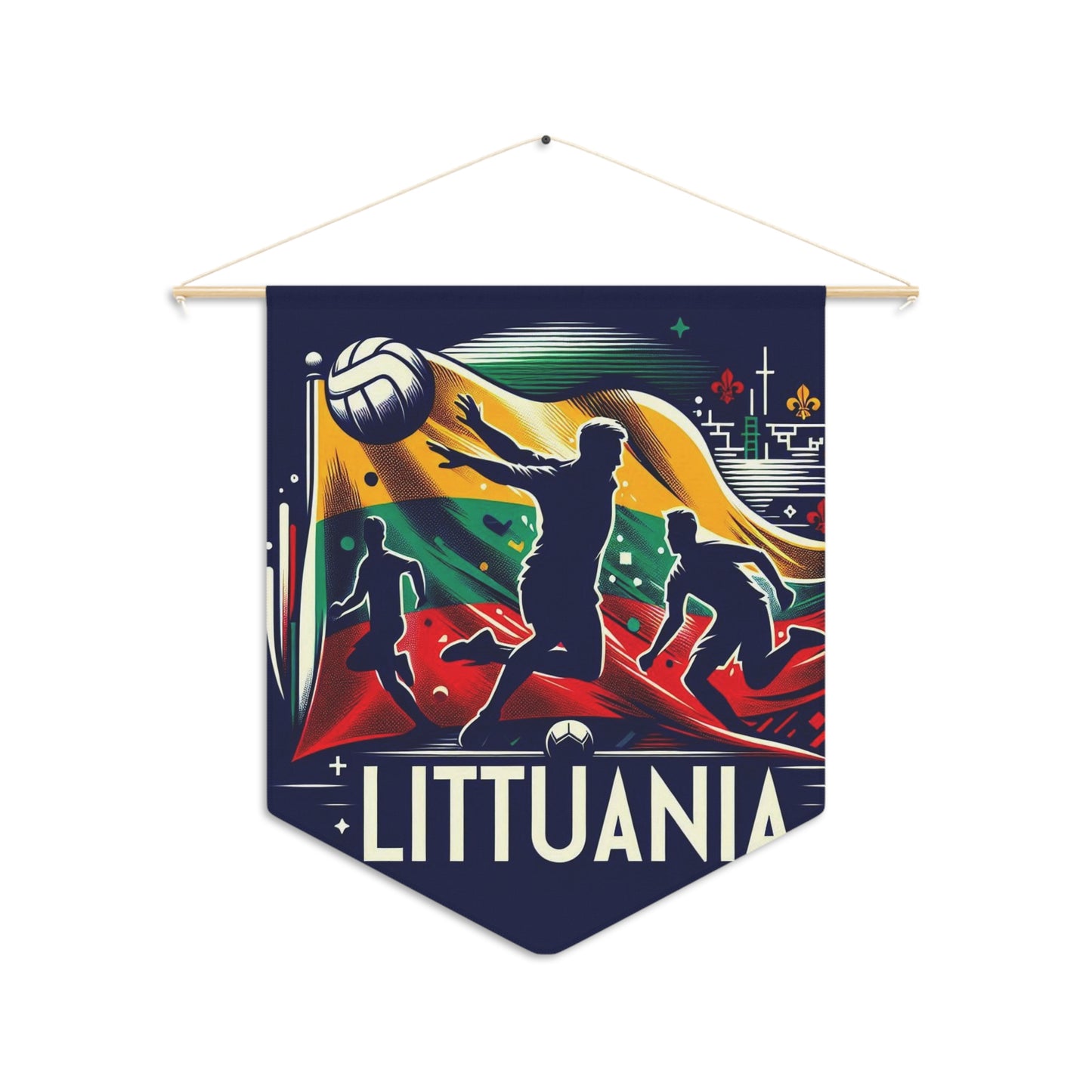 Flag Village Lithuania Flag Pennant Sporting Home Wall decoration LTU0001