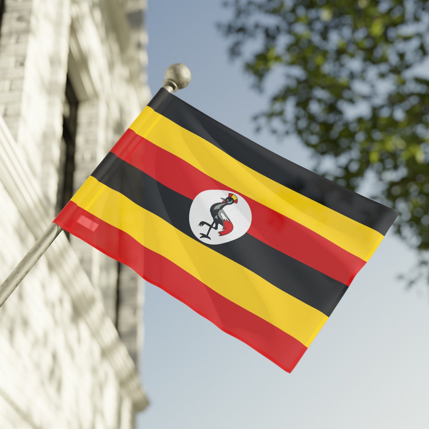Flag Village Uganda Flag 18" x 12" / 36" x 24" / 60" x 36"