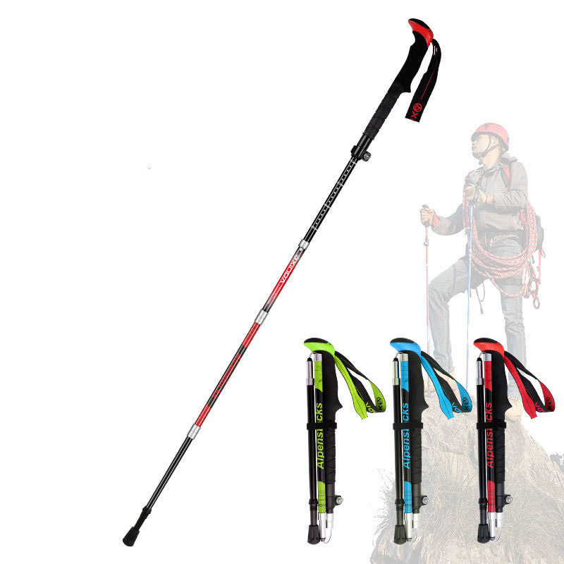 Flag Village Ultralight carbon trekking poles for outdoor hiking