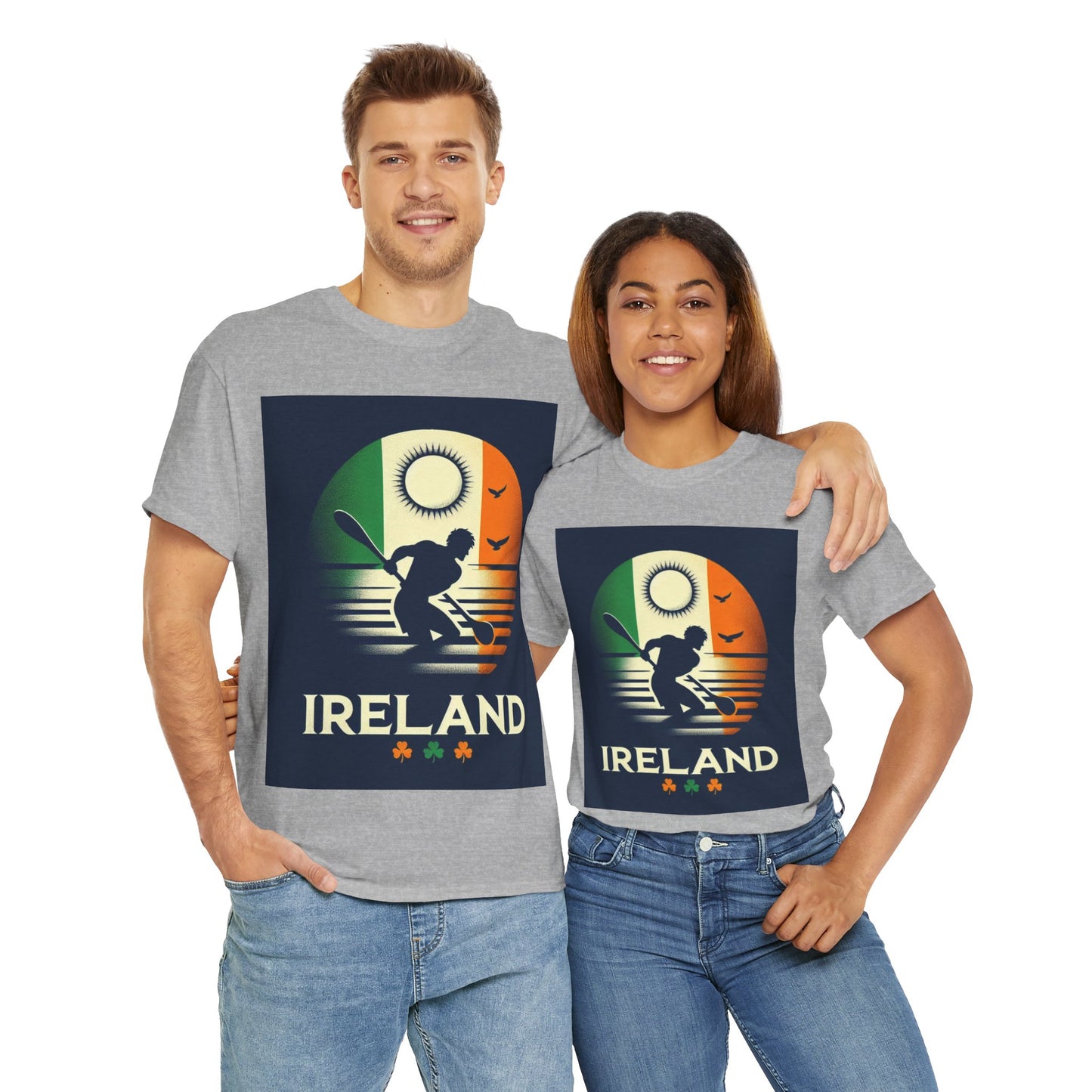 Flag Village Ireland Sporting Flag T-SHIRT Heavy Cotton Tee IRL0006
