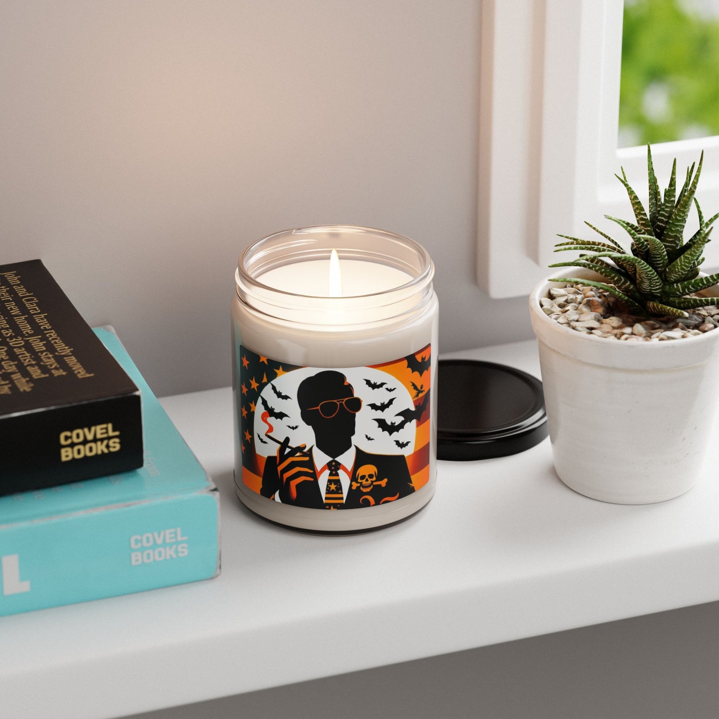 Flag Village Halloween Pretty Witch Scented Soy Candle, 9oz HW0053