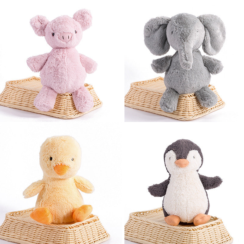 Flag Village New baby series plush toys, baby soothe stripe dolls, birthday gifts pocket dolls