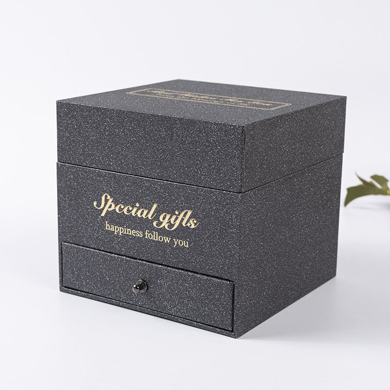 Flag Village New Year gift box February 14 Valentine's Day lipstick gift box Music packaging box perfume packaging box gift box flower box