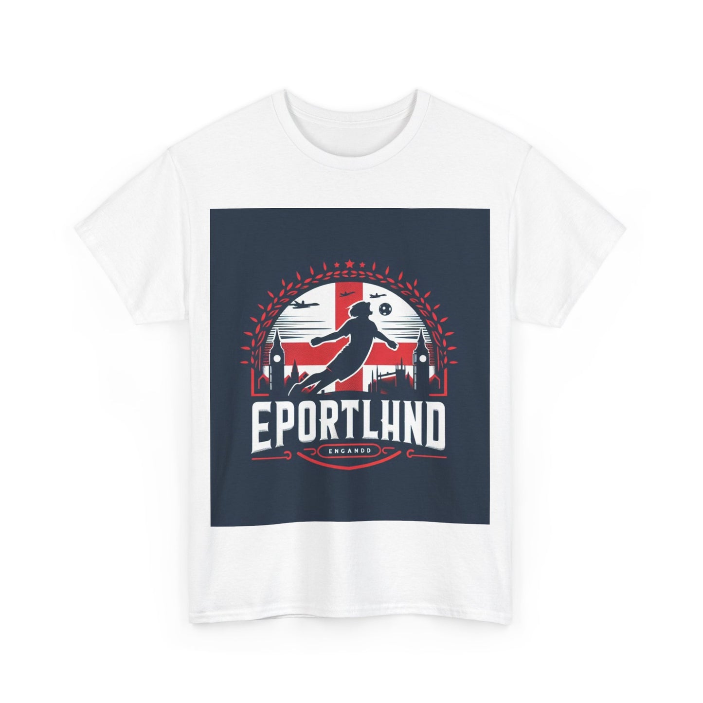 Flag Village England Sporting Flag T-SHIRT Heavy Cotton Tee GBR0003
