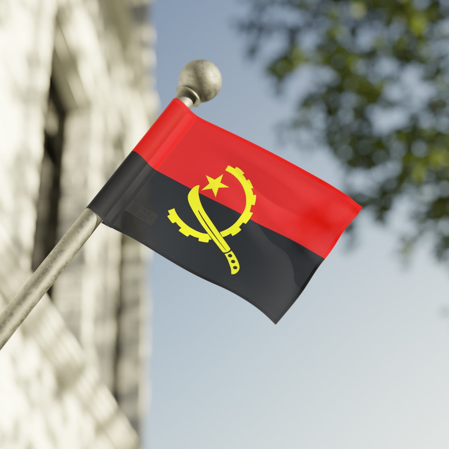 Flag Village Angola Flag 18" x 12" / 36" x 24" / 60" x 36"