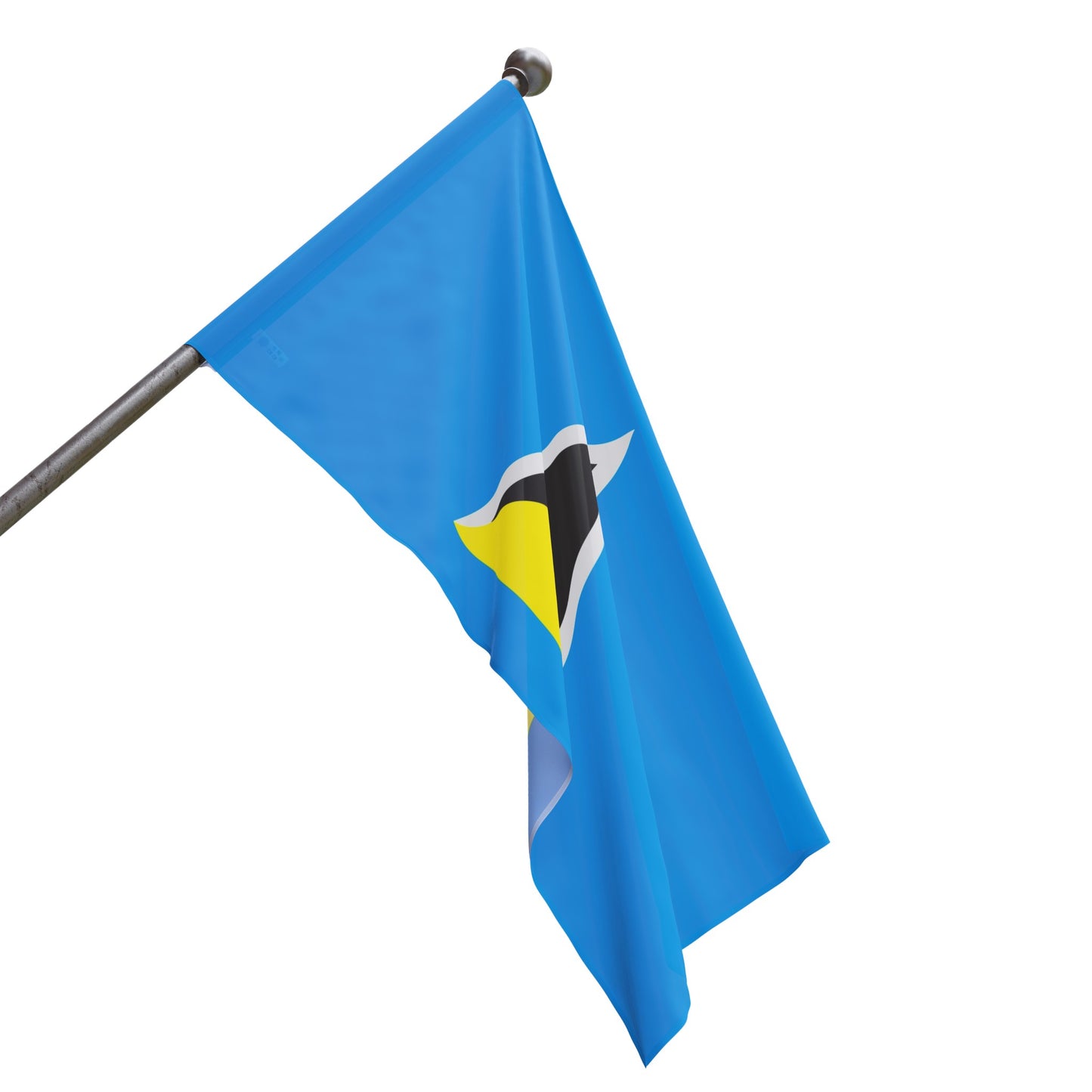 Flag Village Saint Lucia Flag 18" x 12" / 36" x 24" / 60" x 36"