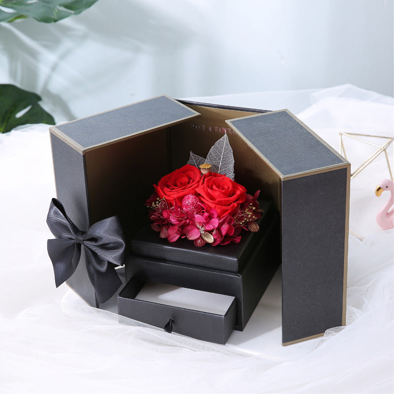 Flag Village Flower Gift Box Tanabata Valentine's Day Gift Packaging Box