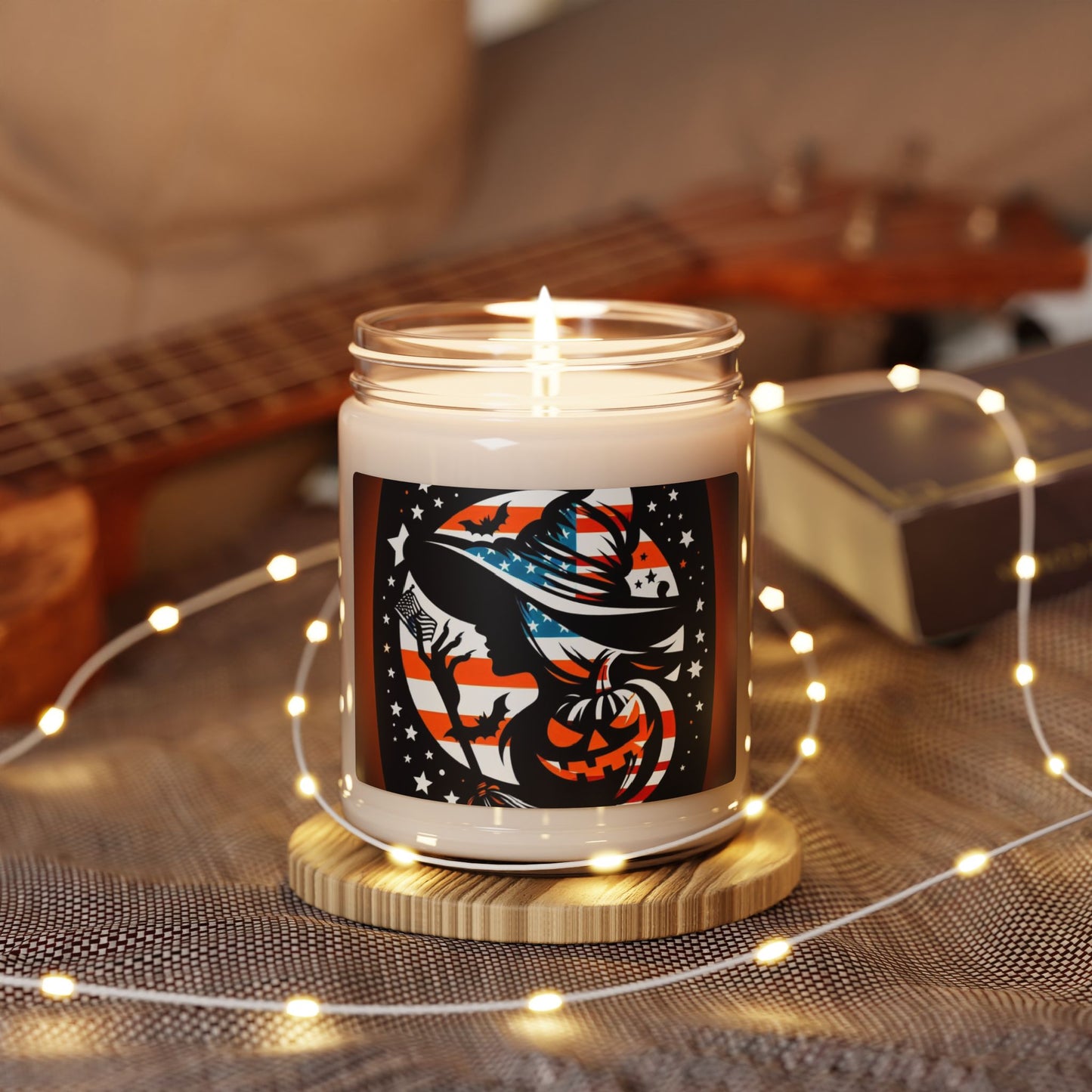 Flag Village Halloween Pretty Witch Scented Soy Candle, 9oz HW0032