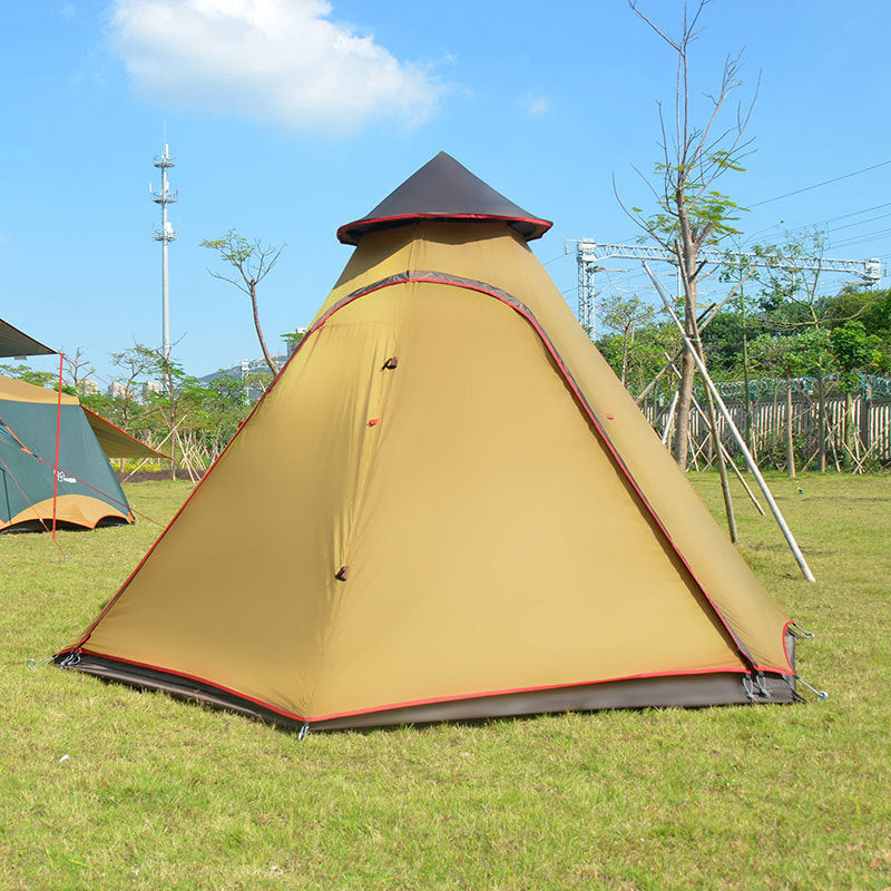 Flag Village Factory direct Indian tent outdoor wind type camping tent awning camping tower new account
