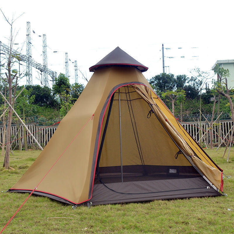 Flag Village Factory direct Indian tent outdoor wind type camping tent awning camping tower new account