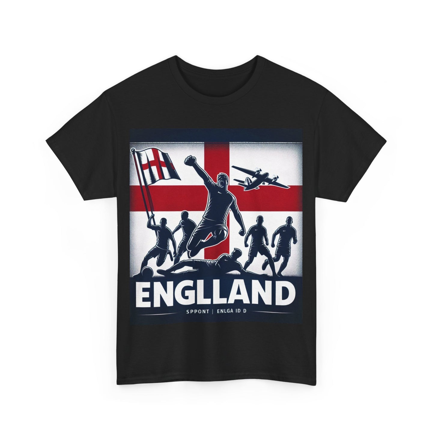 Flag Village England Sporting Flag T-SHIRT Heavy Cotton Tee GBR0007