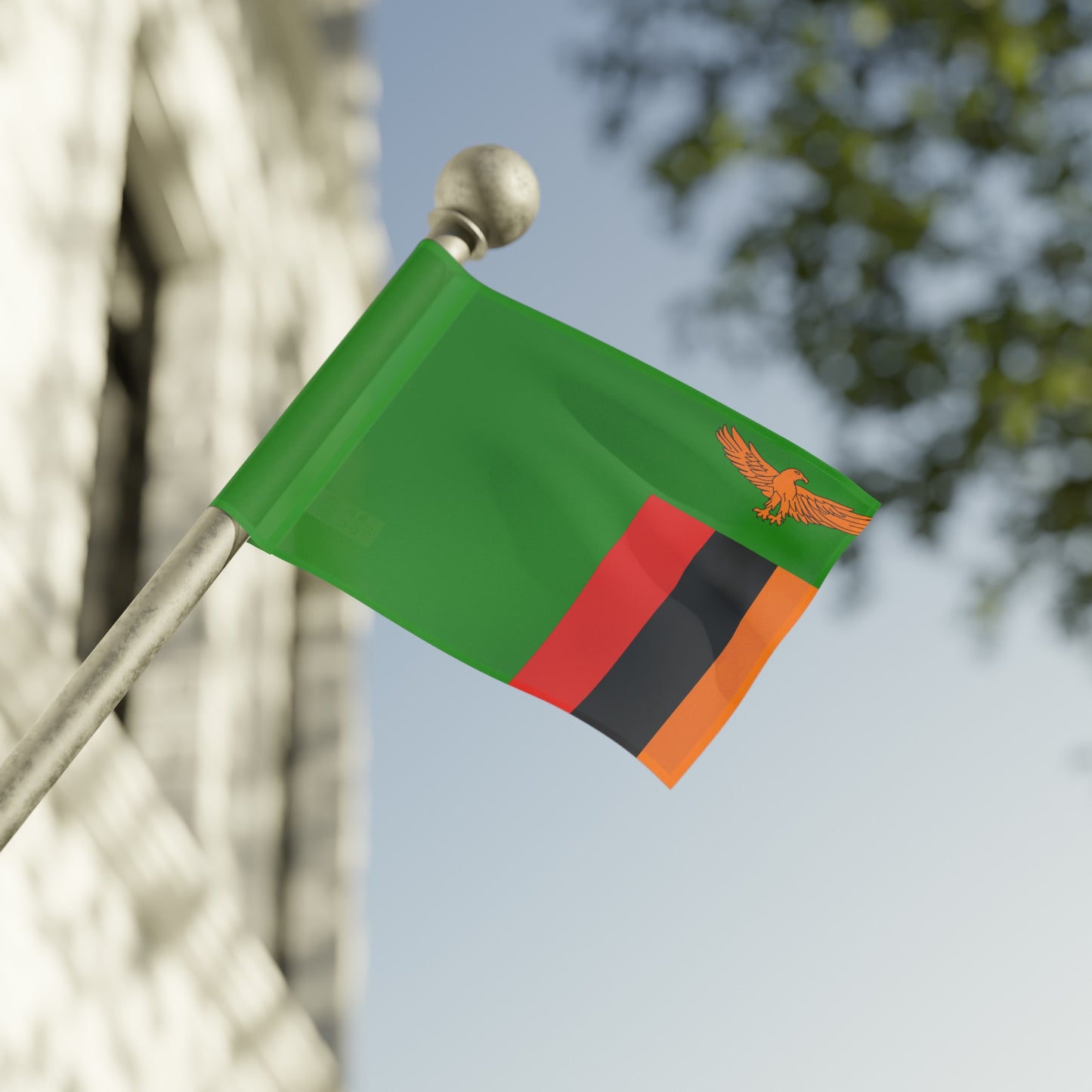 Flag Village Zambia Flag 18" x 12" / 36" x 24" / 60" x 36"