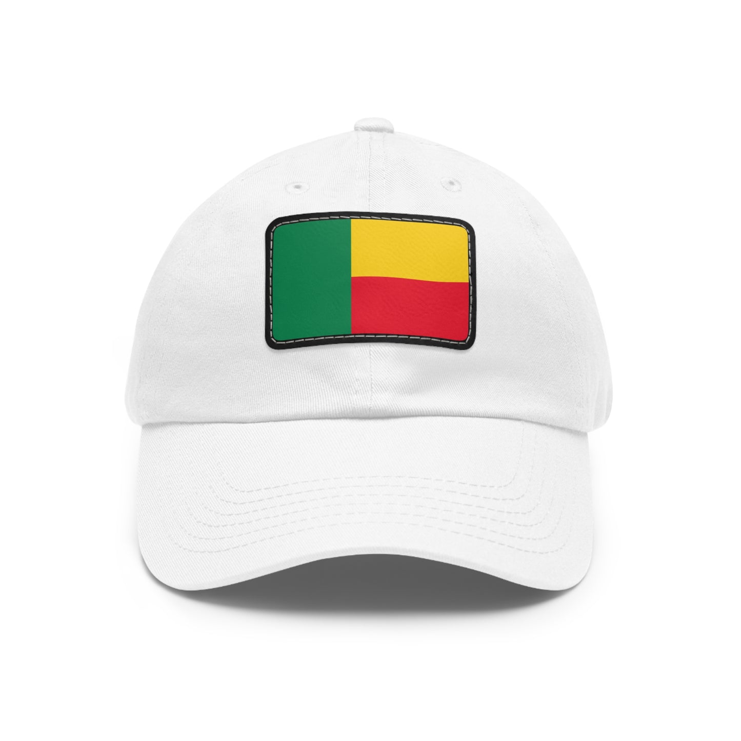 Flag Village Benin Flag Hat Cap with Leather Patch