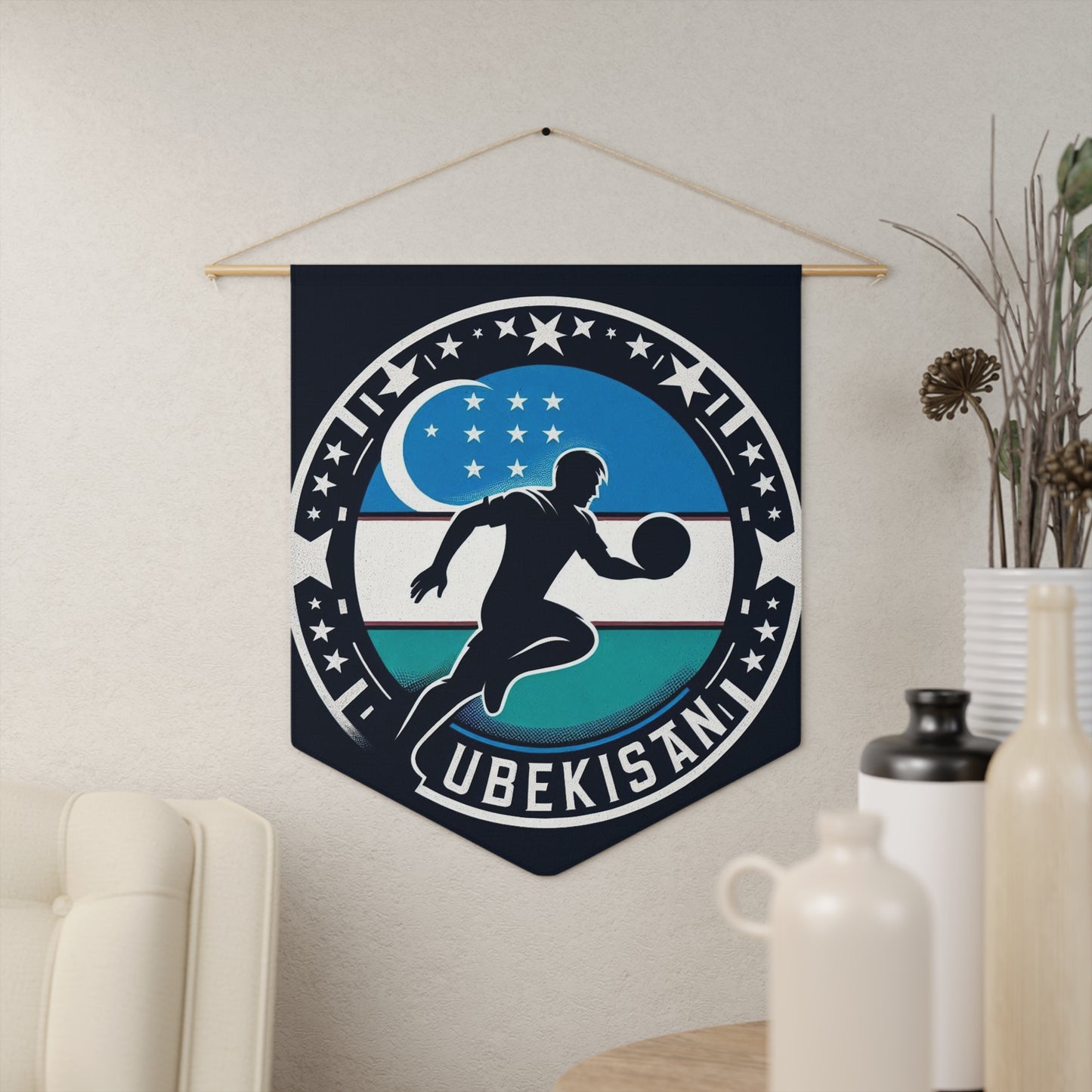 Flag Village Uzbekistan Flag Pennant Sporting Home Wall decoration UZB0002