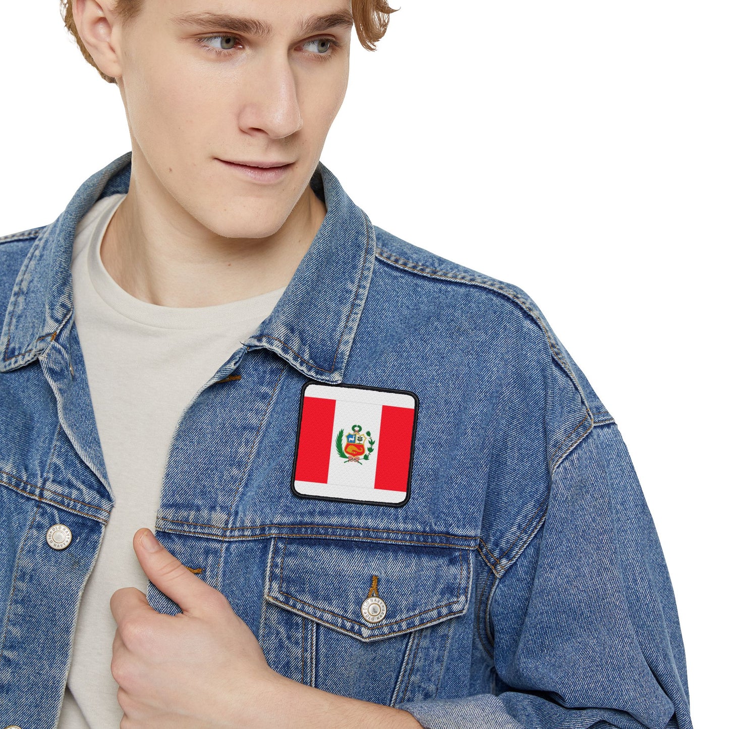 Flag Village Peru Flag Embroidery Iron-On Patches