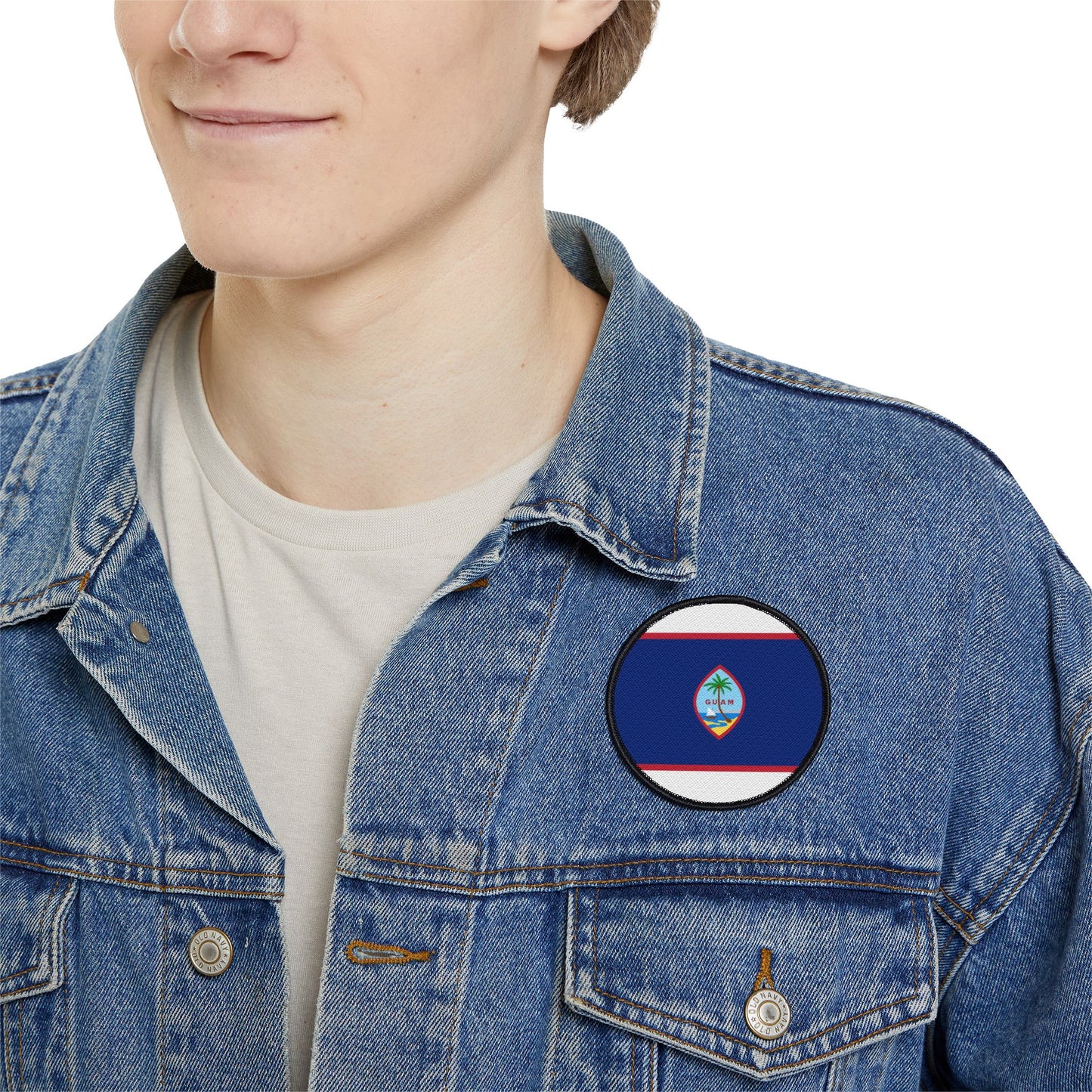 Flag Village Guam State Flag Embroidery Iron-On Patches